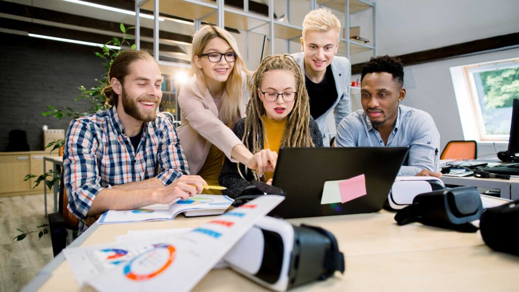 Elegant Marketing team developing brand strategy and creative direction for clients in Canada